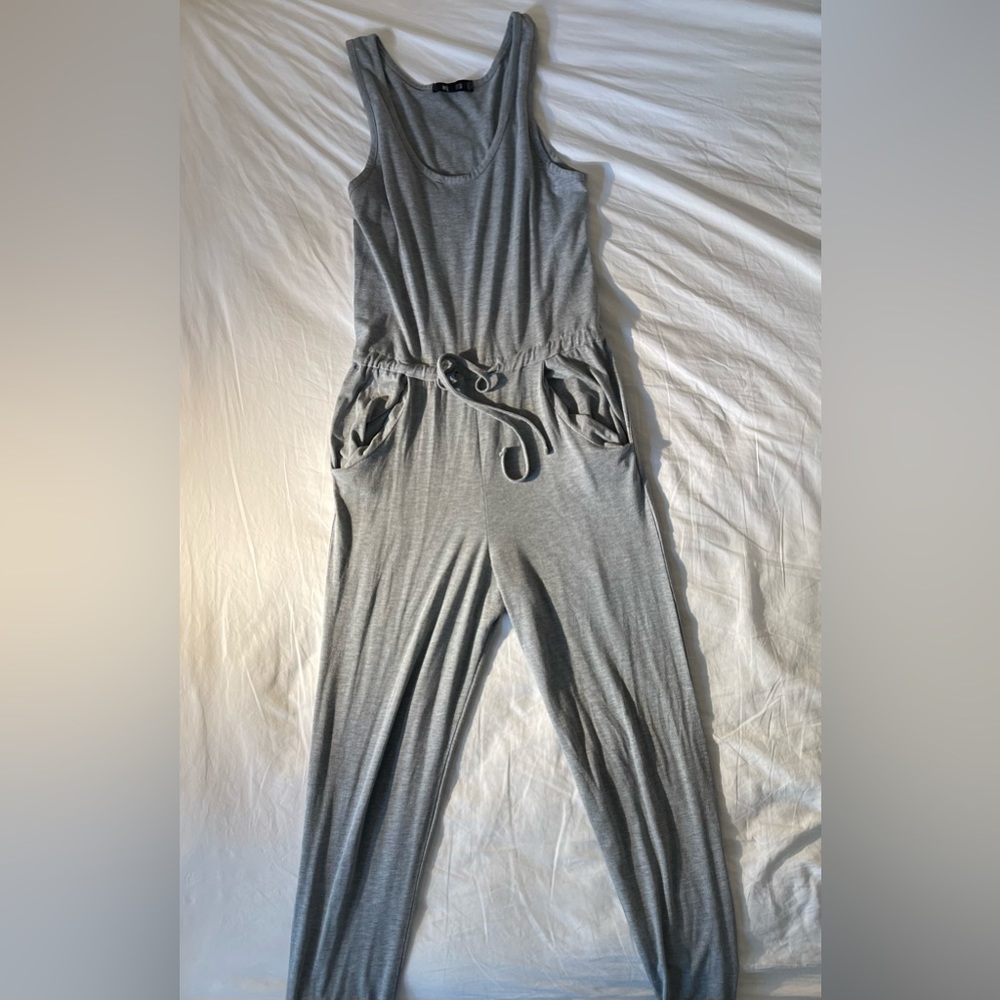 Missguided grey jumpsuit